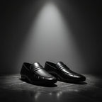 Men’s Black Premium Formal Loafers | Soft Padding Hand-Made Article